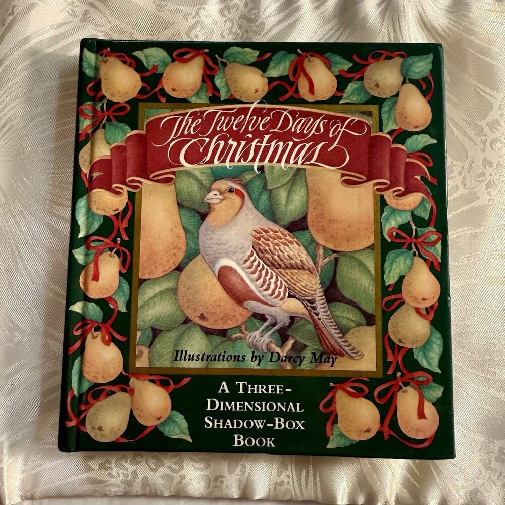 The Twelve Days of Christmas 3D Shadow Box Pop Up Hardcover Book by Darcy May